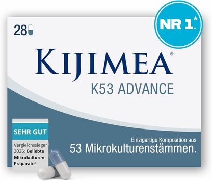 Kijimea K53 Advance | 53-Strain Probiotic, 500B+ CFU per Pack